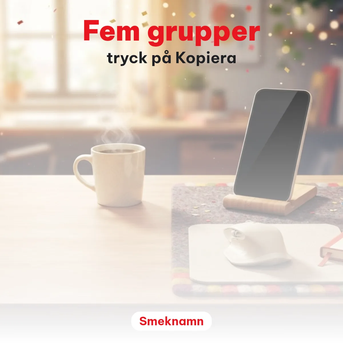 Roliga smeknamn i fem grupper att kopiera med ett tryck